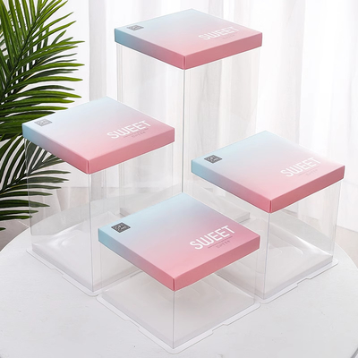 プロ CMYK / パントーン プリント ケーキ ボックス ビスケットの配布と販売