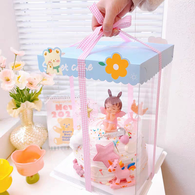 パーソナライズされたパッケージングのためのカスタム製の大きなケーキボックス