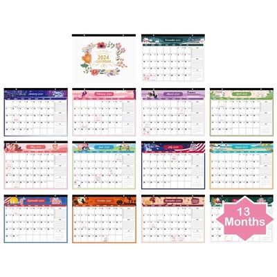 12 X 12 インチ カスタム 壁 カレンダー 休日 / 季節のテーマであなたの年をパーソナライズし,個人日付を追加します