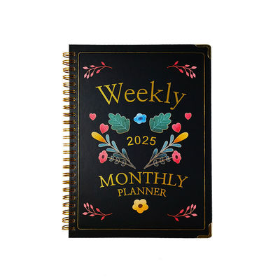 芸術家の完璧な仲間 標準型スピラル型硬紙ノート 優雅なスタイル