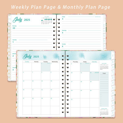 ロゴ印刷入りカスタムスパイラルハードカバーノート A5サイズ