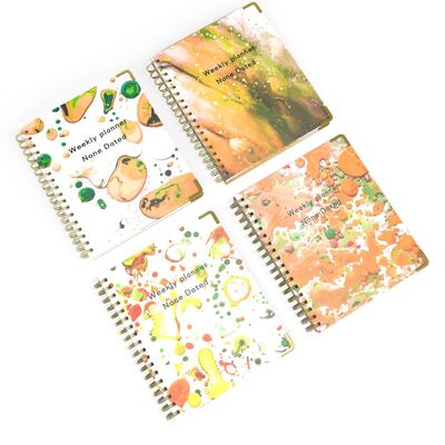 100ページ カスタム日記ノートブック 白いページ カラー チーム協力と戦略開発のための優れた選択