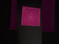 祭りのための クリエイティブカットグリーティングカード 高級ギフトカードをカスタマイズします