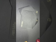 エレガントな招待状の封筒:カスタムサイズ,真珠状の紙,皮とシール