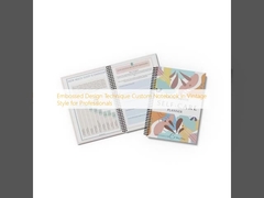 プロのヴィンテージスタイルでカスタムノートブック