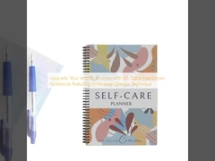 エンボス加工デザインが特徴のA5スパイラルハードカバーノートで、あなたの芸術的な旅をアップグレードしましょう