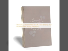 標準的なカスタムノート（ネジ留め）：究極のノートテイキングコンパニオン