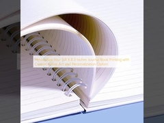 カスタムカバーアートとパーソナライゼーションオプションで、5.8 X 8.3インチのジャーナルブック印刷をパーソナライズ