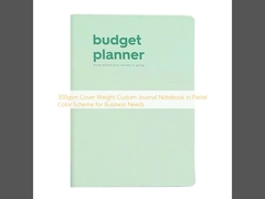 ビジネスニーズ向けパステルカラースキームの300gsm表紙カスタムジャーナルノート