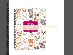 5.8 X 8.3 インチ ヴィンテージ スパイラル ハードカバー ノートブック スパイラル バイディング ハードカバー ヴィンテージ スタイル