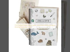 1科目ページレイアウト スパイラル ハードカバー ノート スパイラル製本 ハードカバー