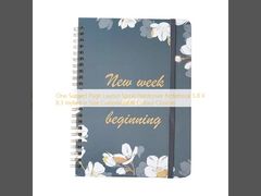 1科目ページレイアウト スパイラルハードカバーノート 5.8 x 8.3インチ サイズ カスタマイズ可能な色の選択肢