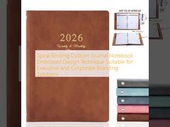 スパイラル ノートブック 耐久性のあるハードカバー 100 ページ