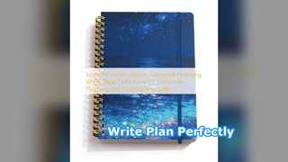 スパイラル ノート ブラック ハードカバー ジャーナル プランナー